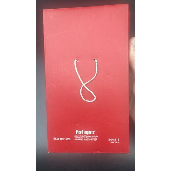 Pier One Gold Metal Angel w/ Star Christmas Stocking Holder Hanger Set Of 2 - Picture 8 of 8